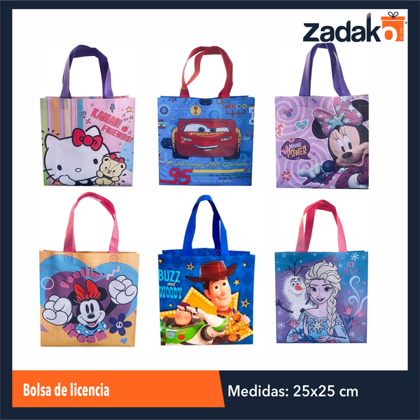 BOLSA DE LICENCIA 25x25x8, CON 1 PZS, O CAJA CON 50 PZS