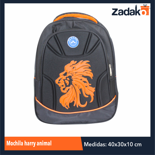 119608 MOCHILA HARRY ANIMAL CON 1 PZ O CAJA CON 75 PZS