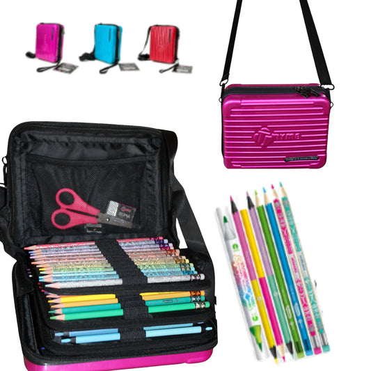 1538 SET DE COLORES Y MARCADORES CON 75 PZS O CON 1 PQ O CAJA CON 16 PQTS