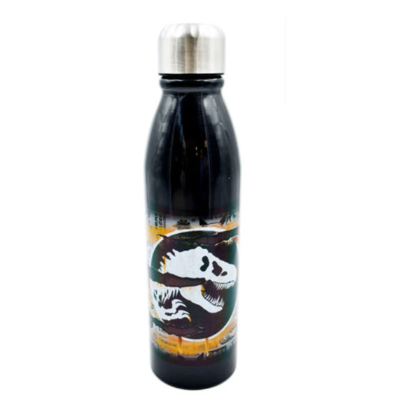 1669-906 BOTELLA DE ALUMINIO JURASSIC 600 ML CON 1 PZ O CAJA CON 12 PZS