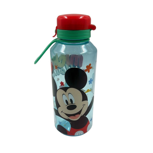 80791INC - BOTELLA CANTIMPLORA DE PLASTICO MICKEY CON 1 PZ O CAJA CON 80 PZS