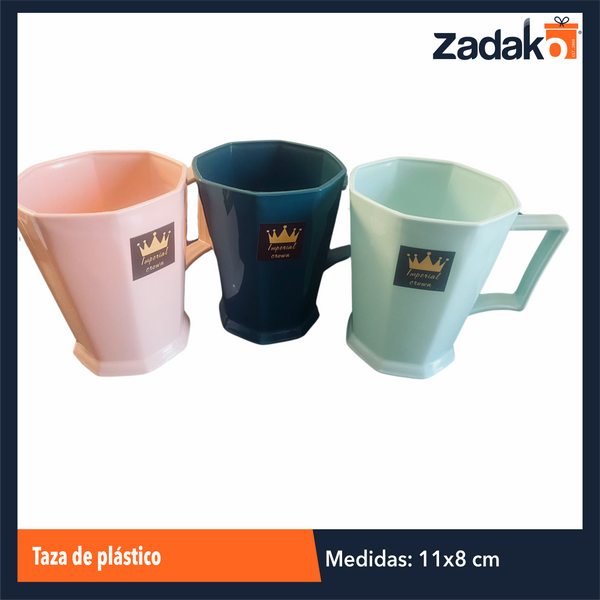 AD-3803 TAZA DE PLASTICO CON 1 PZ O CAJA CON 200 PZS