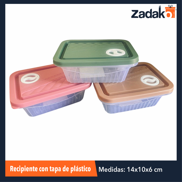 AK-3528C-1 RECIPIENTE CON TAPA DE PLASTICO CON 1 PZ O CAJA CON 360 PZS
