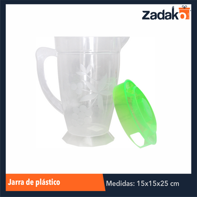 AL-0901-2 JARRA DE PLASTICO 2LT, CON 1 PZ O CAJA CON 24 PZS