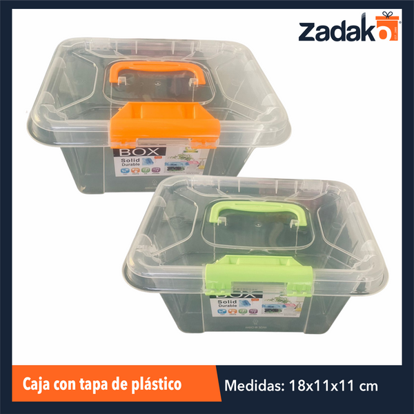 AM-7609-2 CAJA CON TAPA DE PLASTICO , CON 1 PZ O CAJA CON 96 PZS