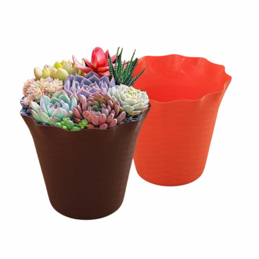 AM-0458-5 MACETA DE PLASTICO CON 1 PZ O CAJA CON 120 PZS