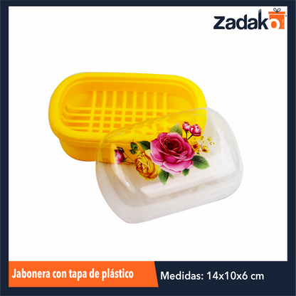 AO-2008 JABONERA CON TAPA DE PLASTICO, CON 1 PZ O CAJA CON 200 PZS (2)
