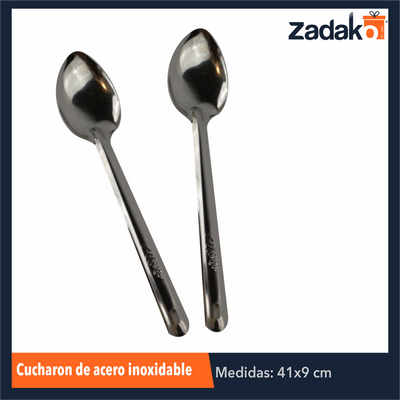 AS-1522-42 CUCHARON DE ACERO INOXIDABLE , CON 1 PZ O CAJA CON 120 PZS (2)
