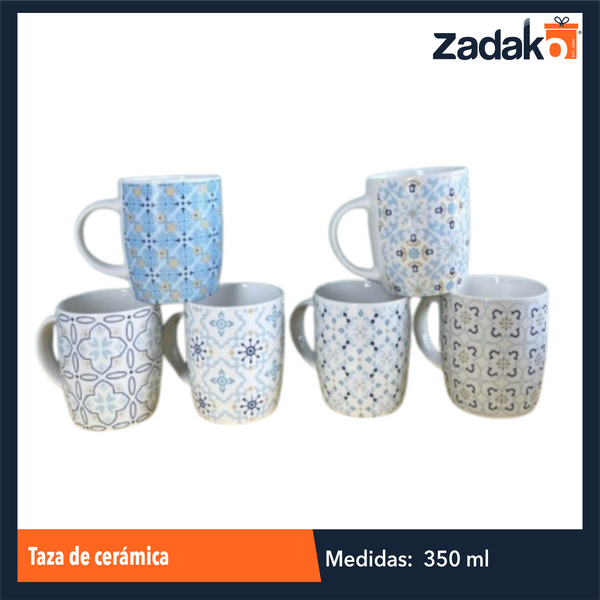 AW-1152E TAZA DE CERAMICA CON 1 PZ O CAJA CON 72 PZS