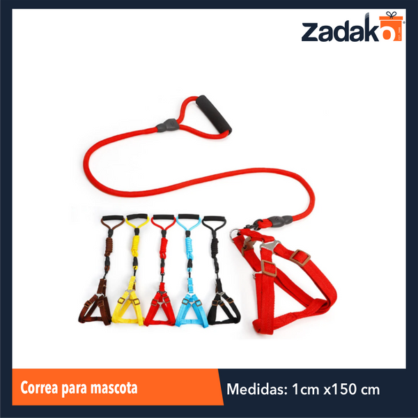 AZ-9004-1 CORREA PARA MASCOTA CON 1 PZ O CAJA CON 240 PZS