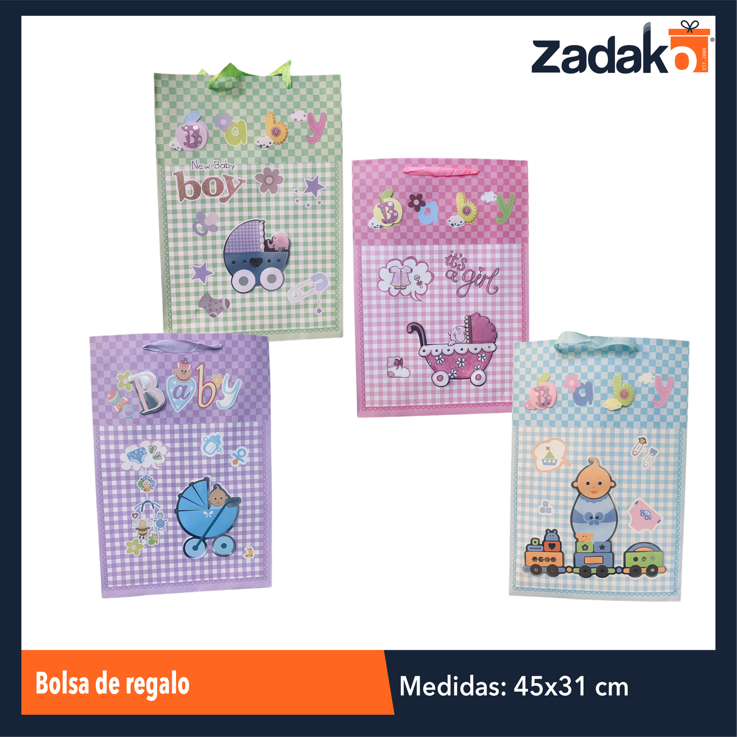 CE-0131 BOLSA DE REGALO, CON 1 PZ O CAJA CON 120 PZS