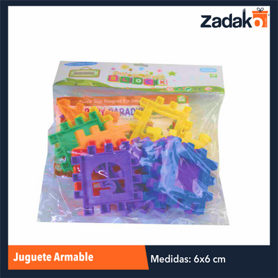 G-636-9 SET DE BLOQUES ARMABLES, CON 1 PZ O CAJA CON 72 PZS