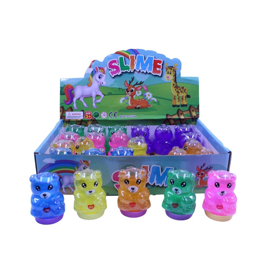 GPM-0511 SLIME DE OSO VARIOS COLORES CON 24 PZS O CAJA CON 20 PQTS