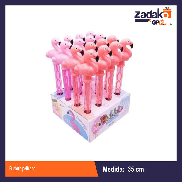 GPM-0622 BURBUJA PELICANO CON 1 PZ O CAJA CON 96 PZS