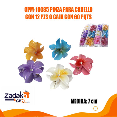 GPM-10085 PINZA PARA CABELLO CON 12 PZS O CAJA CON 60 PQTS