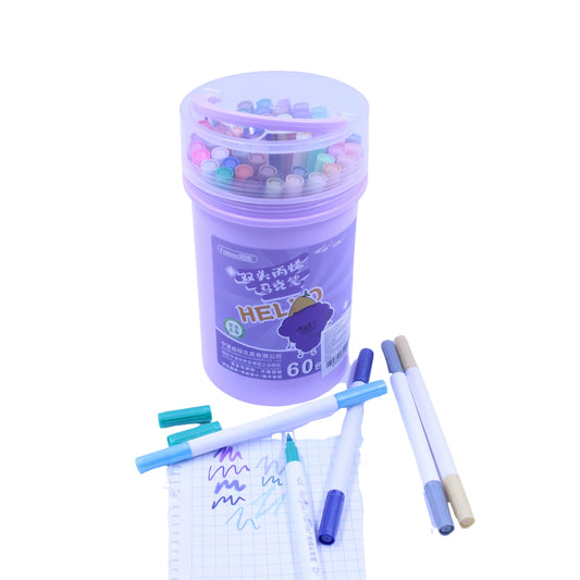 GPM-10139 BOTECITO PLUMONES CON 60 PQTS O CAJA CON 36 PQTS