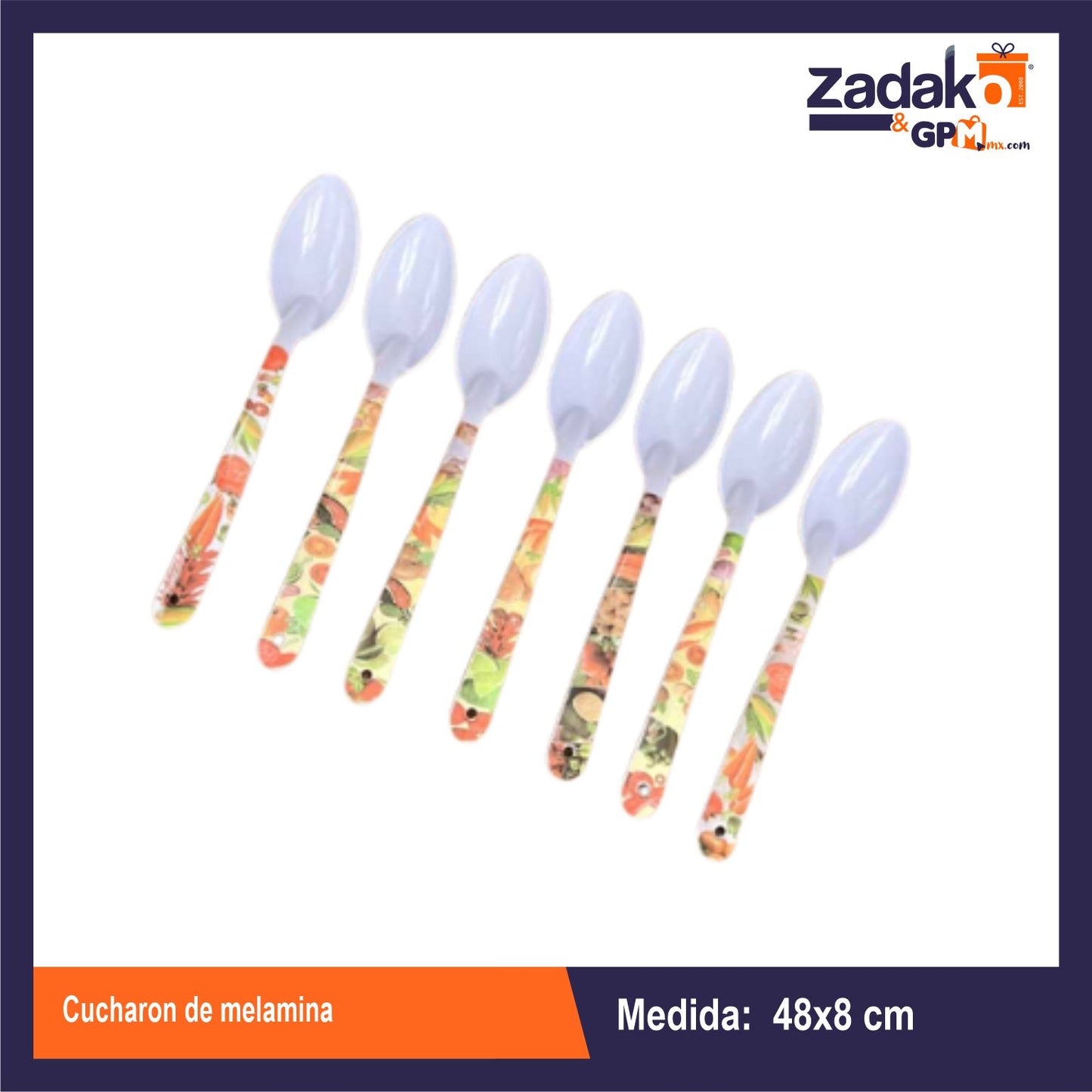 AB-3256-42 CUCHARON DE MELAMINA CON 1 PZ O CAJA CON 120 PZS