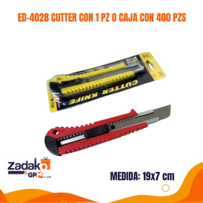 ED-4028 CUTTER CON 1 PZ O CAJA CON 400 PZS