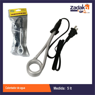 IE-8001 CALENTADOR DE AGUA CON 1 PZ O CAJA CON 200 PZS