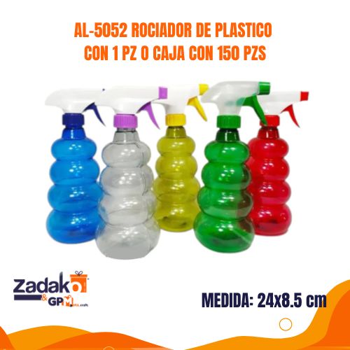 AL-5052 ROCIADOR DE PLASTICO CON 1 PZ O CAJA CON 150 PZS