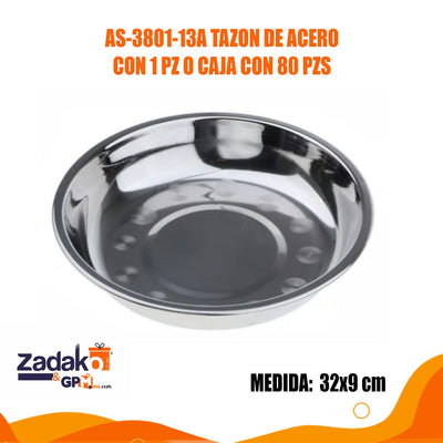 AS-3801-13A TAZON DE ACERO CON 1 PZ O CAJA CON 80 PZS