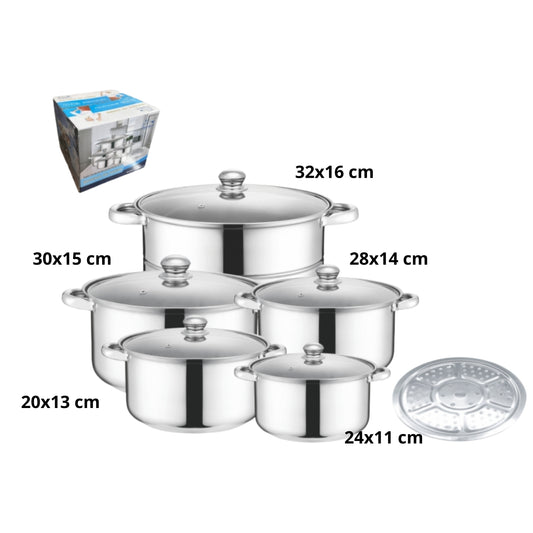 AS-8614 BATERIA DE COCINA CON 1 PZ O CAJA CON 4 PZS