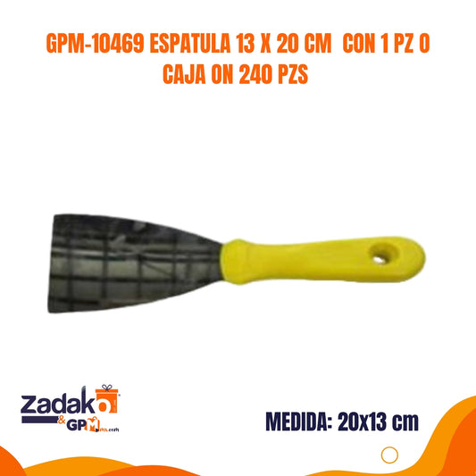 GPM-10469 ESPATULA 13 X 20 CM  CON 1 PZ O CAJA ON 240 PZS