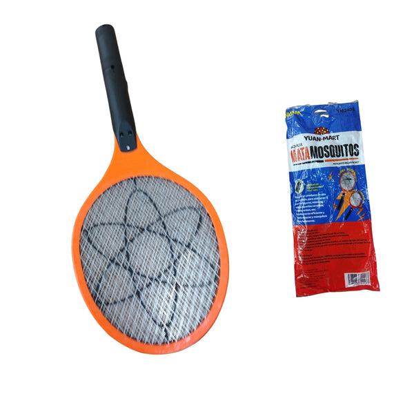 YM2406 RAQUETA MATAMOSQUITOS RECARGABLE, CAJA CON 60 PZS