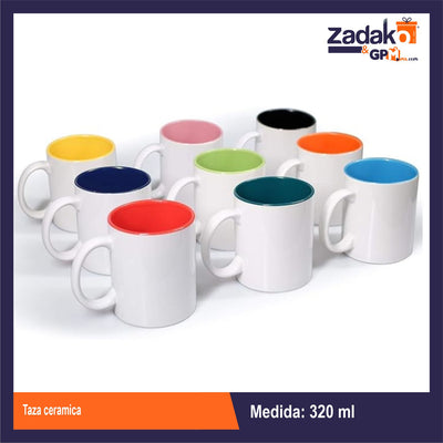 AW-1099 TAZA CERAMICA CON 1 PZ O CAJA CON 48 PZS