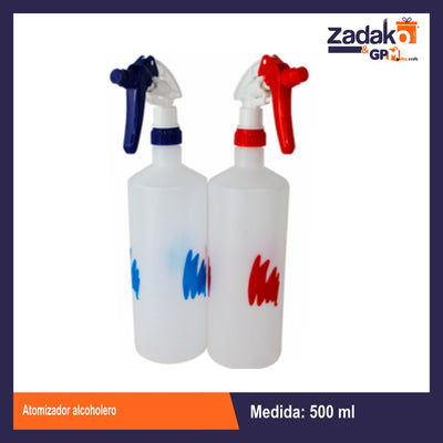 ATOMIZADOR ALCOHOLERO  1 LT CON 1 PZ O CAJA CON 90 PZS