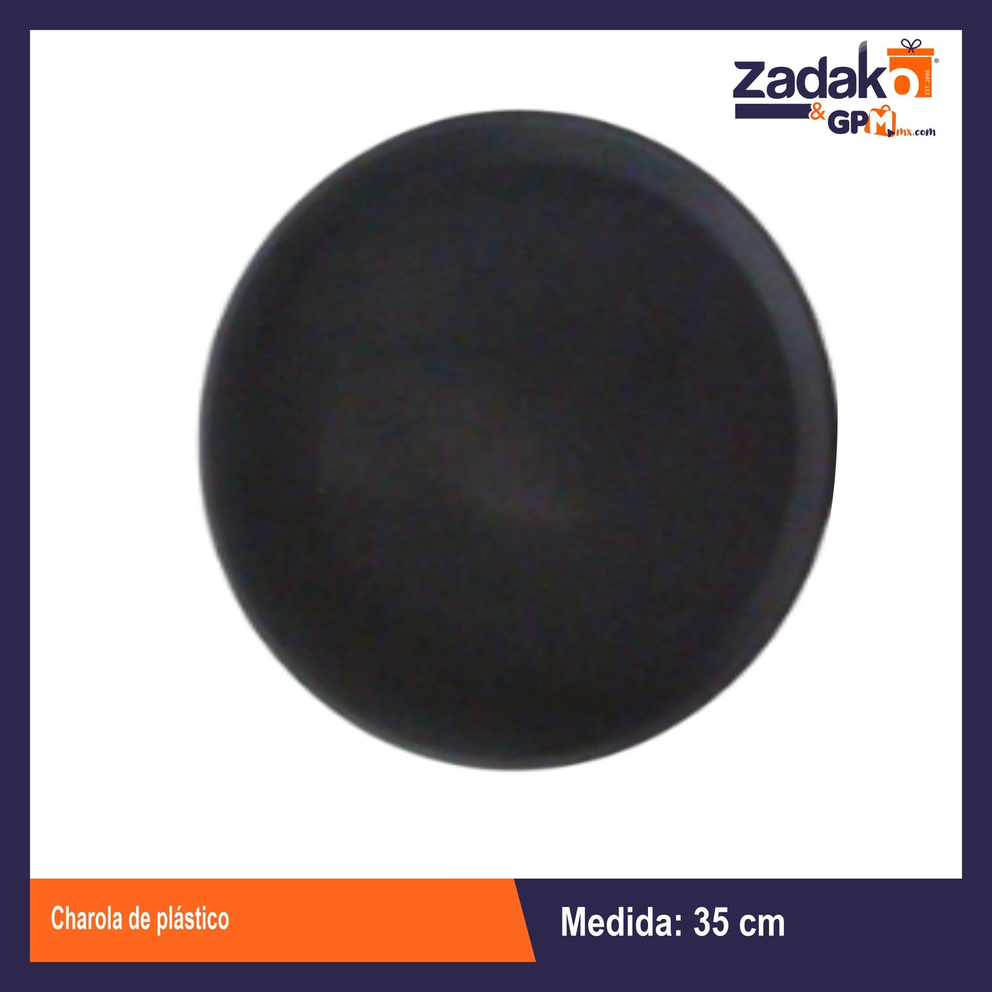 AA-1502 CHAROLA DE PLASTICO CON 1 PZ O CAJA CON 12 PZS