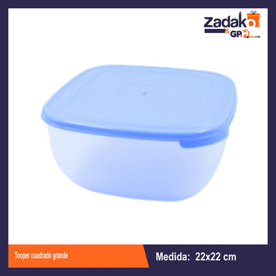 TOOPER CUADRADO GRANDE CON 1 PZ O CAJA CON 20 PZS