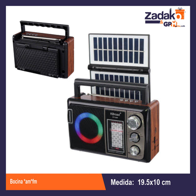 KTF-2208 BOCINA *AM*FM CON 1 PZ O CAJA CON 30 PZS