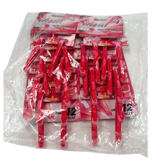 M1187-3F-1 24 RASTRILLOS ROSA CON 24 PZS O CAJA DE 72 PQTS