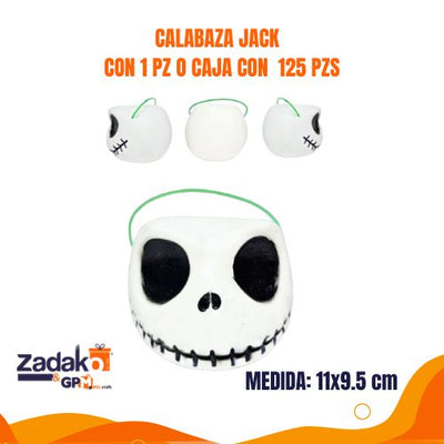 CALABAZA JACK  CON 1 PZ O CAJA CON  125 PZS