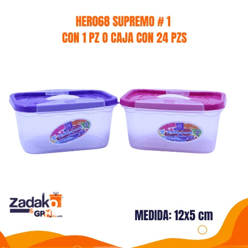 HER068 SUPREMO No. 1 CON 1 PZ O  CAJA CON 24 PZS