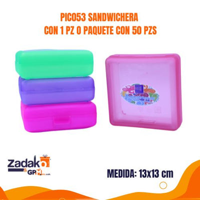 PIC053 SANDWICHERA CON 1 PZ O  PAQUETE CON 50 PZS