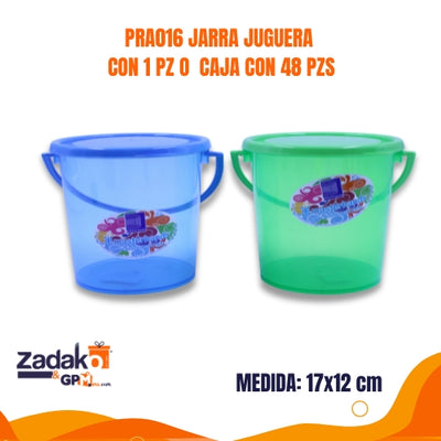 PRA016 JARRA JUGUERA CON 1 PZ O  CAJA CON 48 PZS