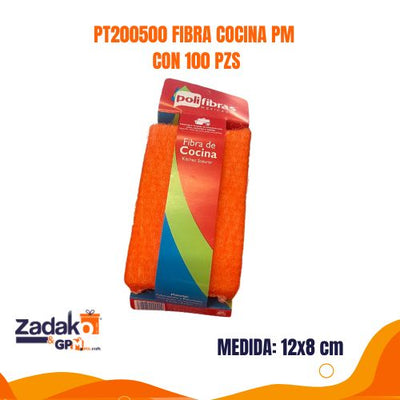 PT200500 FIBRA COCINA PM CON 100 PZS