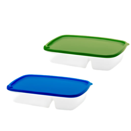 N-GPM-13015  38013C HERMETICO MICROFRESH RECT. CON DIVISIÓN 1.2 LTS CON 1 PZ O CAJA CON 24 PZS