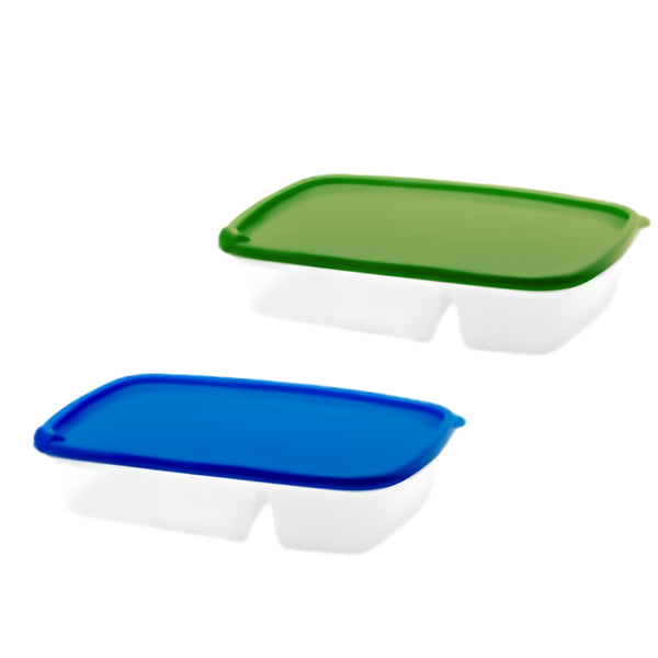 N-GPM-13015  38013C HERMETICO MICROFRESH RECT. CON DIVISIÓN 1.2 LTS CON 1 PZ O CAJA CON 24 PZS