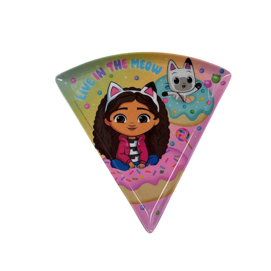 1762-568 PLATO PARA PIZZA GABBYS DOLLHOUSE PELICULA CON 1 PZ  O CAJA CON  24 PZS