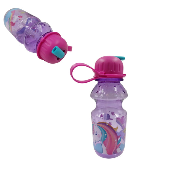 01420INC - BOTELLA SQUEEZER UNICORNIO CON 1 PZ O CAJA CON 48 PZS