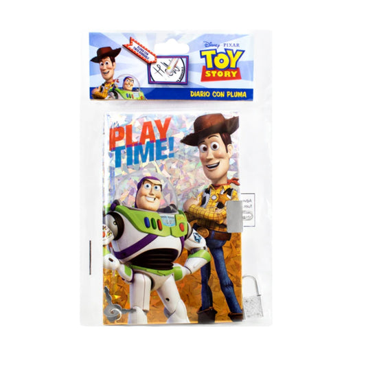 79641INC - DIARIO PLUMA CLIP TOY STORY CON 1 PZ O CAJA CON 24 PZS