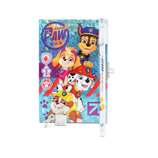 79511INC - DIARIO CON PLUMA PAW PATROL NIÑA/O PEQUEÑO CON 1 PZ O CAJA CON 48 PZS
