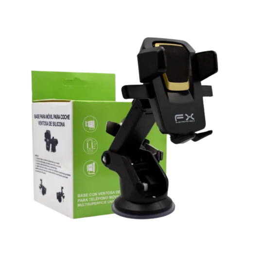 BA-012 PORTACELULAR AUTO ESTABLE PORTA CELULAR 360 GRADOS. CON 1 PZ O CAJA CON 100 PZS