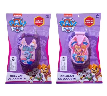 T372333 CELULAR PAW PATROL BS 6x11x2.5 CM CON 1 PZ O CAJA CON 288 PZS