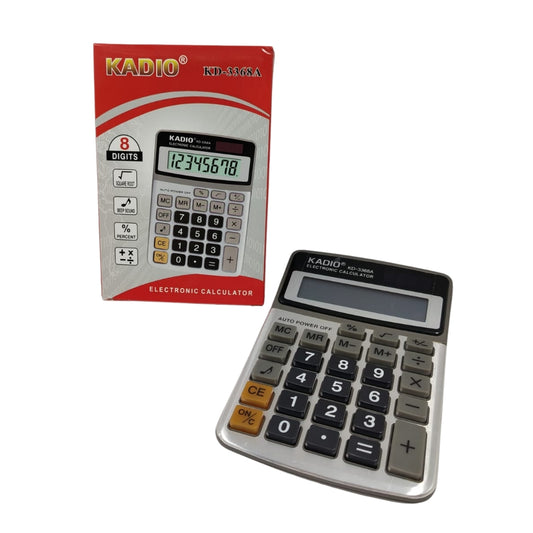 KD 3368A CALCULADORA ELECTRONICA CON 1 PZ O CAJA CON 120 PZS