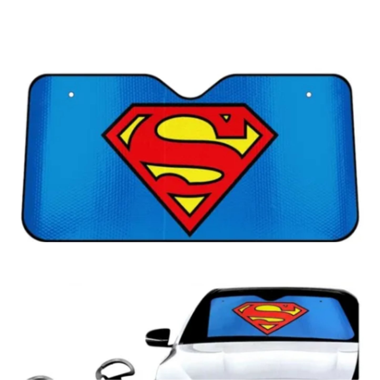 H3-PS61 PARASOL FRONTAL SUPERMAN CON 1 PZ O CAJA 24 PZS