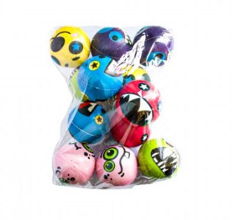 17411912501 PELOTA RELAX CARITAS MEDIANA 7.6CM  CON 1 PZ O CAJA CON 480 PZS